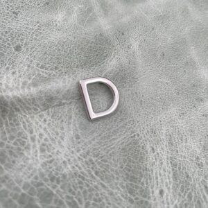 10mm Nickel D-ring