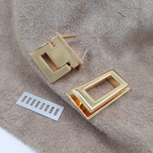 51.50mm x 22mm Gilt Turn Lock