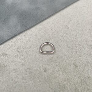 8mm Nickel D-Ring