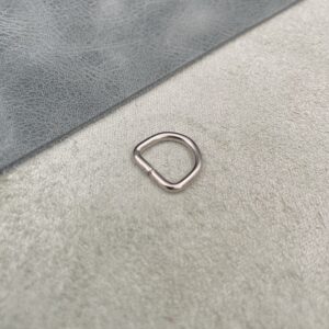 10mm Nickel D-Ring