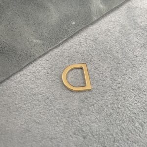 10mm Gilt D-Ring