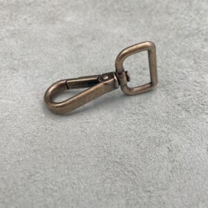 20mm Antique Brass Dog Clip