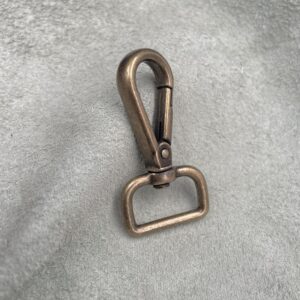 20mm Antique Brass Dog Clip