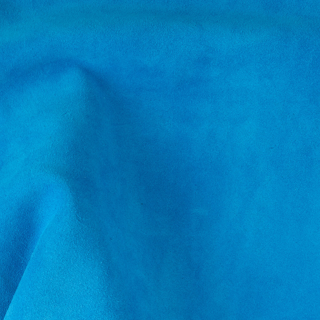 Sky Blue Fashion Suede Leather
